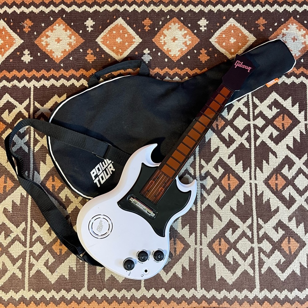 2017 Hasbro Tiger Electronics X Gibson Guitars Power Tour Guitar with Gig Bag
